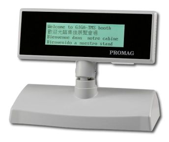 DSP830 - LCD Special Character Pole Display